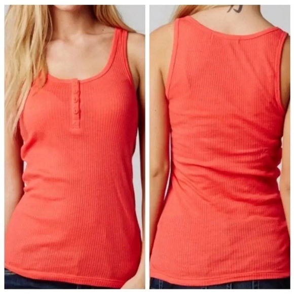 Fox Racing Women's Miss Clean Henley Pink Tank Top - Picture 1 of 16